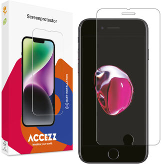 Accezz Gehard Glas Screenprotector voor de Apple iPhone 8 Plus / 7 Plus Transparant