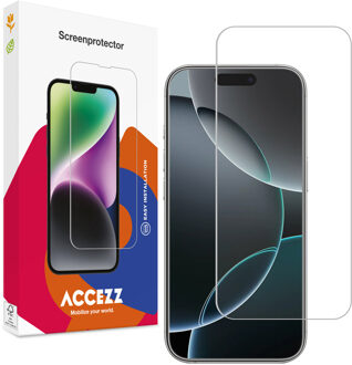 Accezz Gehard Glas Screenprotector voor de Apple iPhone Air Transparant
