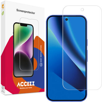 Accezz Gehard Glas Screenprotector voor de Google Pixel 10a Transparant