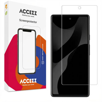 Accezz Gehard Glas Screenprotector voor de Google Pixel 6a Transparant