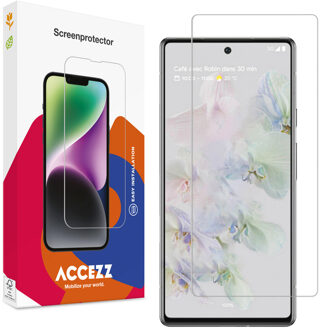 Accezz Gehard Glas Screenprotector voor de Google Pixel 7 Transparant