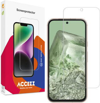 Accezz Gehard Glas Screenprotector voor de Google Pixel 8a Transparant