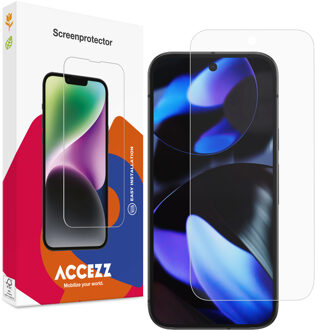 Accezz Gehard Glas Screenprotector voor de Google Pixel 9 / 9 Pro Transparant