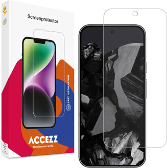 Accezz Gehard Glas Screenprotector voor de Google Pixel 9 Pro XL / 10 Pro XL Transparant