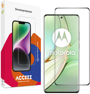 Accezz Gehard Glas Screenprotector voor de Motorola Edge 40 Transparant