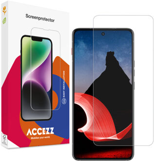 Accezz Gehard Glas Screenprotector voor de Motorola ThinkPhone Transparant