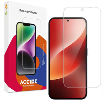 Accezz Gehard Glas Screenprotector voor de Nothing Phone (2a) / (2a) Plus Transparant