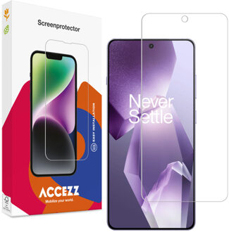 Accezz Gehard Glas Screenprotector voor de OnePlus 13R Transparant