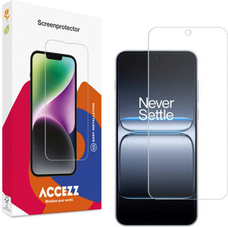 Accezz Gehard Glas Screenprotector voor de OnePlus Nord 5 Transparant