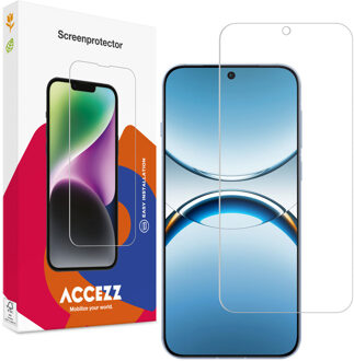Accezz Gehard Glas Screenprotector voor de Oppo Find X8 Transparant