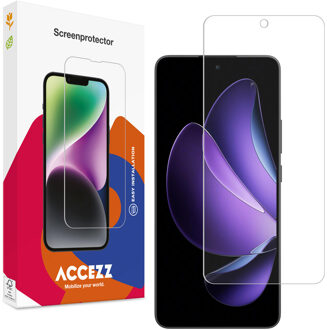 Accezz Gehard Glas Screenprotector voor de Oppo Reno 13 F Transparant