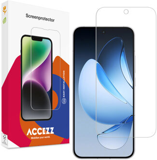 Accezz Gehard Glas Screenprotector voor de Oppo Reno 13 Transparant