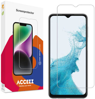 Accezz Gehard Glas Screenprotector voor de Samsung Galaxy A23 (5G) Transparant