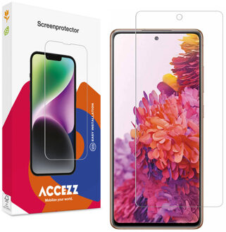 Accezz Gehard Glas Screenprotector voor de Samsung Galaxy S20 FE Transparant
