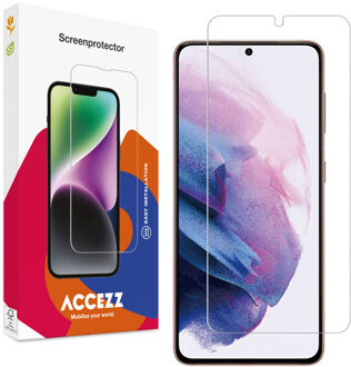 Accezz Gehard Glas Screenprotector voor de Samsung Galaxy S21 Plus Transparant