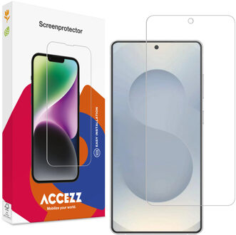 Accezz Gehard Glas Screenprotector voor de Samsung Galaxy S25 Edge Transparant