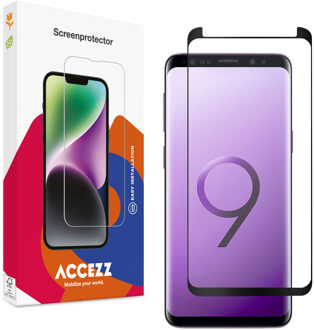Accezz Gehard Glas Screenprotector voor de Samsung Galaxy S9 Transparant