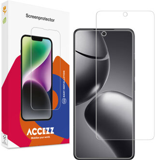 Accezz Gehard Glas Screenprotector voor de Xiaomi 14T / 14T Pro Transparant
