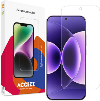 Accezz Gehard Glas Screenprotector voor de Xiaomi 17 Pro Max / Xiaomi 17 Ultra Transparant