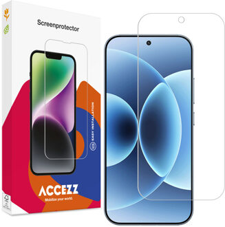 Accezz Gehard Glas Screenprotector voor de Xiaomi 17 Transparant