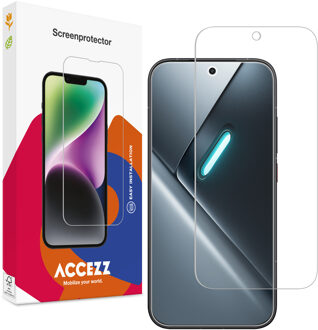 Accezz Gehard Glas Screenprotector voor de Xiaomi Poco X8 Pro Transparant