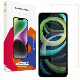 Accezz Gehard Glas Screenprotector voor de Xiaomi Redmi A3 Transparant