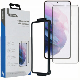 Accezz Glass Screenprotector + Applicator voor de Samsung Galaxy S21 Plus Transparant