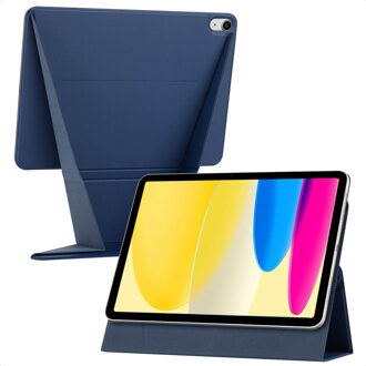 Accezz High Stand tablet case voor de Apple iPad 11 (2025) 11 inch A16 / iPad 10 (2022) 10.9 inch - Donkerblauw