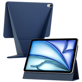 Accezz High Stand tablet case voor de Apple iPad Air 11 inch (2025) M3 / (2024) M2 / Air 5 (2022) / Air 4 (2020) - Donkerblauw
