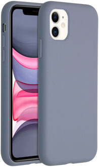 Accezz iPhone 11 hoesje - hoesje iPhone 11 apple - iPhone 11 case - telefoonhoesje iPhone 11 - hoesje iPhone 11 - iPhone 11 hoesje siliconen - Siliconen hoesje - Paars - Accezz Liquid Silicone