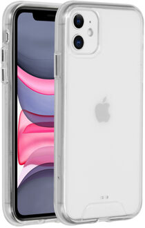 Accezz iPhone 11 hoesje - hoesje iPhone 11 apple - iPhone 11 case - telefoonhoesje iPhone 11 - hoesje iPhone 11 - iPhone 11 hoesje siliconen - Siliconen hoesje - Transparant - Accezz Xtreme Impact Backcover