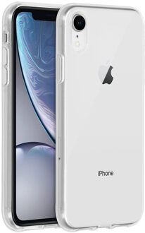 Accezz iPhone Xr hoesje - hoesje iPhone Xr - iPhone Xr case - telefoonhoesje iPhone Xr - iPhone Xr hoesje siliconen - hoesje iPhone Xr apple - Siliconen hoesje - Transparant - Accezz Clear Backcover