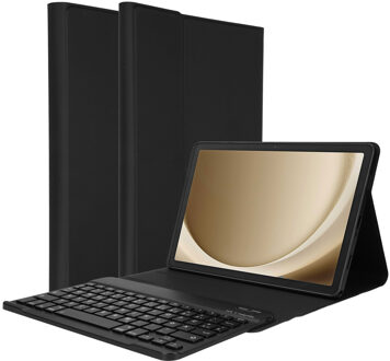 Accezz Keyboard Bookcase voor Galaxy Tab A9 Plus Tablethoesje Zwart