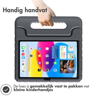 Accezz Kidsproof Backcover - iPad 10.9 (2022) - Zwart