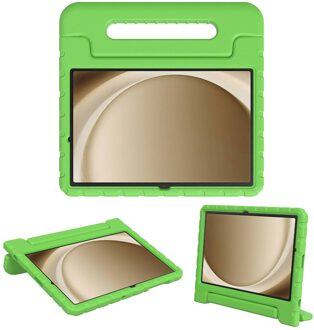 Accezz Kidsproof Backcover met handvat Samsung Galaxy Tab A9 Plus Tablethoesje Groen