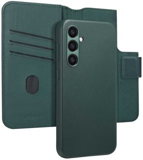 Accezz Leather Bookcase 2-in-1 met MagSafe voor de Samsung Galaxy S24 Plus - Cedar Green Donkergroen