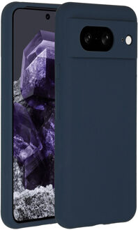 Accezz Liquid Silicone Backcover Google Pixel 8 Telefoonhoesje Blauw