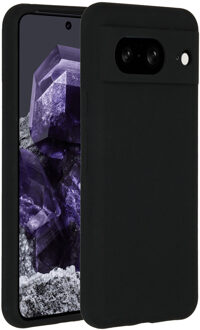 Accezz Liquid Silicone Backcover Google Pixel 8 Telefoonhoesje Zwart