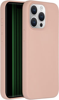 Accezz Liquid Silicone Backcover iPhone 15 Pro Max Telefoonhoesje Roze