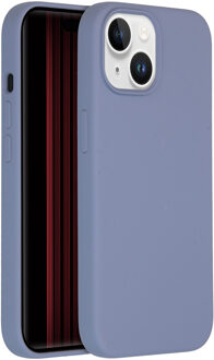 Accezz Liquid Silicone Backcover met MagSafe iPhone 15 Telefoonhoesje Grijs