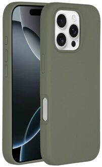 Accezz Liquid Silicone Backcover met MagSafe iPhone 16 Pro - Cooper Green Telefoonhoesje