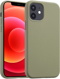 Accezz Liquid Silicone Backcover met MagSafe voor Apple iPhone 12 (Pro) Telefoonhoesje