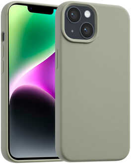 Accezz Liquid Silicone Backcover met MagSafe voor de Apple iPhone 14 / 13 - Cooper Green Groen