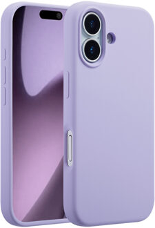 Accezz Liquid Silicone Backcover met MagSafe voor de Apple iPhone 17 - Paars