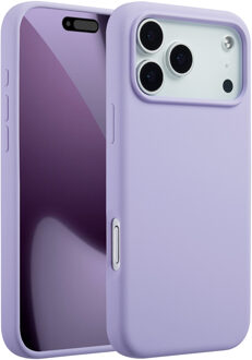 Accezz Liquid Silicone Backcover met MagSafe voor de Apple iPhone 17 Pro Max - Paars