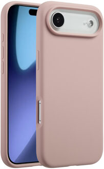 Accezz Liquid Silicone Backcover met MagSafe voor de Apple iPhone Air - Roze