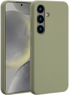 Accezz Liquid Silicone Backcover met MagSafe voor de Samsung Galaxy S24 - Cooper Green Lichtgroen