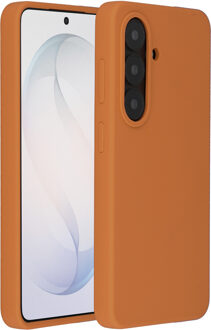 Accezz Liquid Silicone Backcover met MagSafe voor de Samsung Galaxy S26 - Oranje