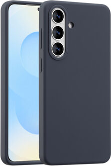 Accezz Liquid Silicone Backcover met MagSafe voor de Samsung Galaxy S26 Plus - Donkerblauw