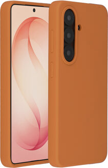 Accezz Liquid Silicone Backcover met MagSafe voor de Samsung Galaxy S26 Plus - Oranje